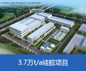 青島雙桃精細化工有限公司平度分公司年產3.7萬噸硅膠—鳥瞰圖